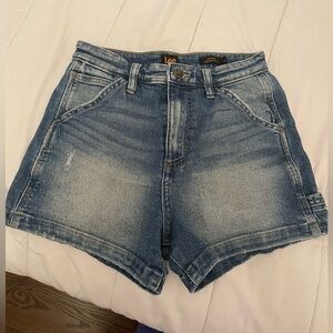 Lee high waisted denim shorts
